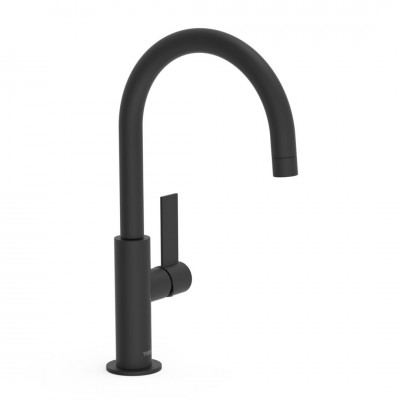 Tres Project bateria umywalkowa stojąca wysoka czarny mat 21190501NM