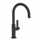 Tres Project bateria umywalkowa stojąca wysoka czarny mat 21190501NM