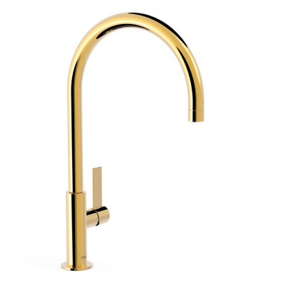 Tres Project Tres bateria umywalkowa wysoka złota 21190601OR