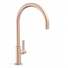 Tres Project bateria umywalkowa stojąca wysoka złoto różowe mat 21190601OPM