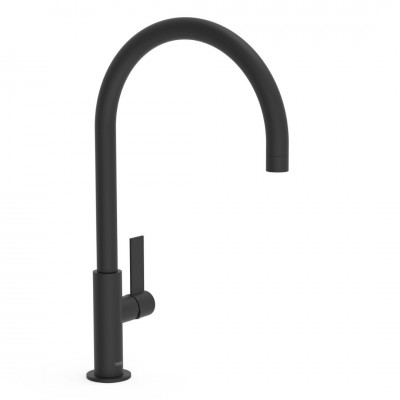 Tres Project bateria umywalkowa stojąca wysoka czarny mat 21190601NM