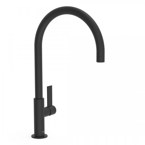 Tres Project bateria umywalkowa stojąca wysoka czarny mat 21190601NM