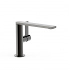 Tres Project bateria umywalkowa stojąca czarny metalizowany 21120501KM