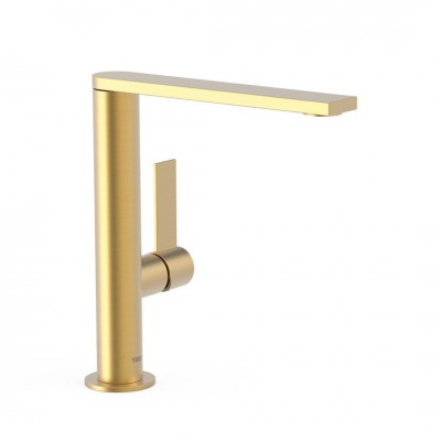 Tres Project bateria umywalkowa stojąca wysoka złoty mat 21130501OM