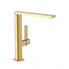 Tres Project bateria umywalkowa stojąca wysoka złoty mat 21130501OM