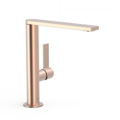 Tres Project bateria umywalkowa stojąca wysoka złoto różowe mat 21130501OPM