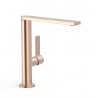 Tres Project bateria umywalkowa stojąca wysoka złoto różowe mat 21130501OPM