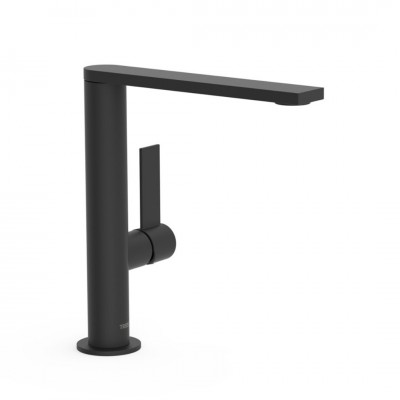 Tres Project bateria umywalkowa stojąca wysoka czarny mat 21130501NM