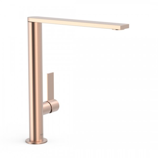 Tres Project bateria umywalkowa stojąca wysoka złoto różowe mat 21140501OPM