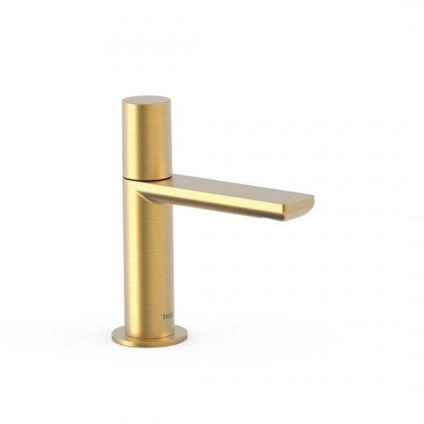 Tres Project zawór umywalkowy stojący złoty mat 21150301OM