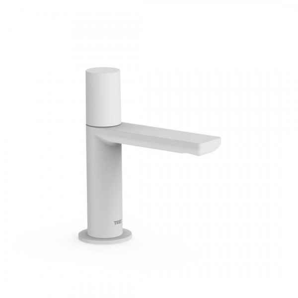 Tres Project zawór umywalkowy stojący biały mat 21150301BM