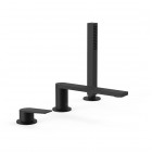 Tres Project Tres bateria wannowa 3-otworowa czarny mat 21116101NM