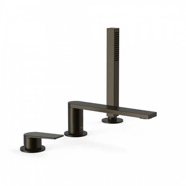 Tres Project bateria wannowa 3-otworowa czarny brąz 21116101KMB