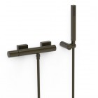 Tres Project bateria prysznicowa ścienna czarny brąz 21116701KMB