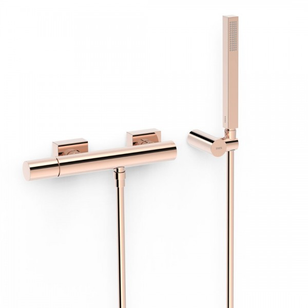 Tres Project Tres bateria prysznicowa złoto różowe 21116701OP