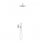 Tres Project zestaw prysznicowy podtynkowy deszczownica 30 cm biały mat 21128003BM