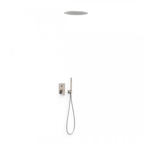 Tres Project zestaw prysznicowy podtynkowy deszczownica 38 cm stal 21128006AC