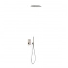 Tres Project zestaw prysznicowy podtynkowy deszczownica 38 cm stal 21128006AC