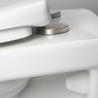 Deante Neo Boro miska WC wisząca bezkołnierzowa z deską wolnoopadającą biała CMOD6SPW