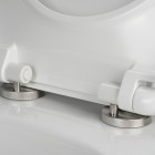 Deante Neo Boro miska WC wisząca bezkołnierzowa z deską wolnoopadającą biała CMOD6SPW