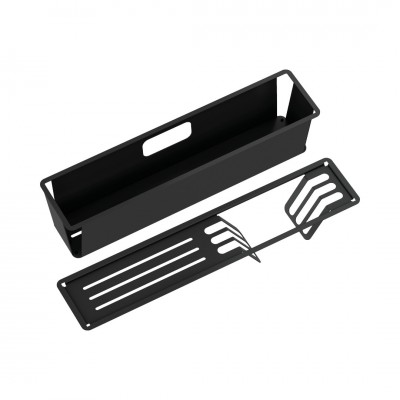 Deante Magnetic zestaw akcesoriów do zlewozmywaka czarny mat ZZMKN22K