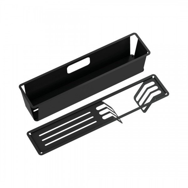 Deante Magnetic zestaw akcesoriów do zlewozmywaka czarny mat ZZMKN22K