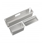 Deante Magnetic zlewozmywak granitowy magnetyczny 76x52 cm szary metalik ZRM_S10B