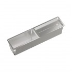 Deante Magnetic zlewozmywak granitowy magnetyczny 76x52 cm szary metalik ZRM_S10B