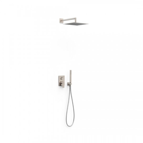 Tres Project zestaw prysznicowy podtynkowy deszczownica 30 cm stal 21128004AC