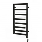 Oltens Flamma grzejnik łazienkowy 88x50 cm elektryczny czarny mat 55113300
