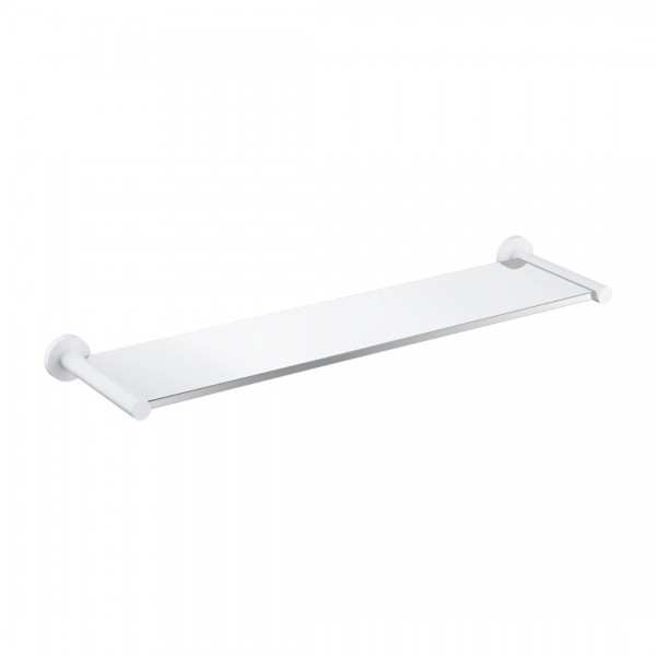 Omnires Modern Project półka wisząca szklana 55 cm biały mat MP60930WM