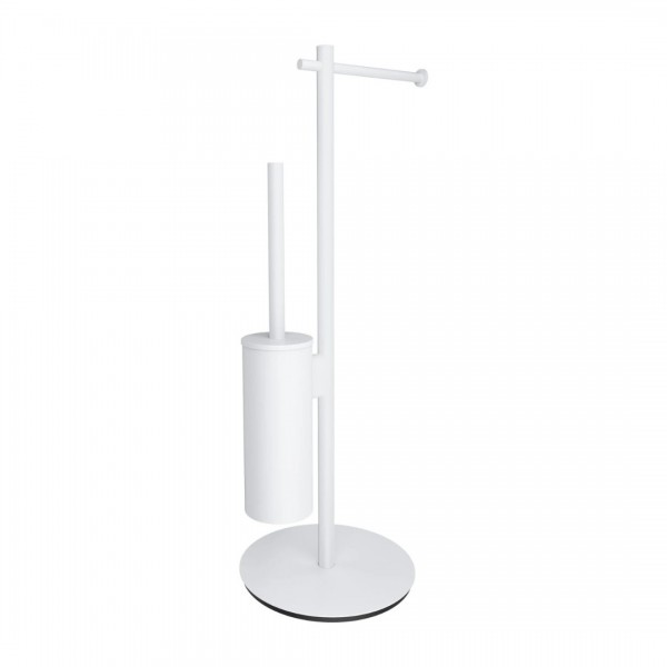 Omnires Modern Project stojak na papier + szczotka WC biały mat MP60810WM
