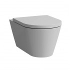 Laufen Ineolink Kartell zestaw 5w1 stelaż podtynkowy i miska WC wisząca Silent Flush z deską wolnoopadającą grafit mat 63730