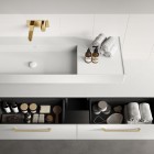 Elita Meble Look komoda wisząca 160 cm biały mat RE081604025290