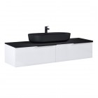 Elita Meble Look komoda wisząca 160 cm biały połysk RE081604028060