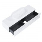 Elita Meble Look komoda wisząca 160 cm biały połysk RE081604028060