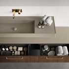 Elita Meble Look komoda wisząca 160 cm orzech lincoln RE081604027060