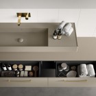 Elita Meble Look komoda wisząca 160 cm beżowy mat RE081604027020