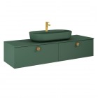Elita Meble Look komoda wisząca 160 cm zielony mat RE081604027010