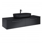 Elita Meble Look komoda wisząca 160 cm czarny mat RE081604027160