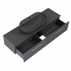 Elita Meble Look komoda wisząca 160 cm antracyt mat RE081604026610