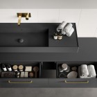 Elita Meble Look komoda wisząca 160 cm antracyt mat RE081604026610