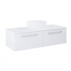 Elita Meble Look komoda wisząca 120 cm biały połysk RE081204028060