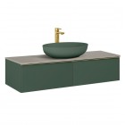 Elita Meble Look komoda wisząca 120 cm zielony mat RE081204027010