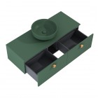 Elita Meble Look komoda wisząca 120 cm zielony mat RE081204027010