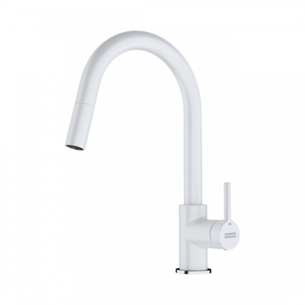 Franke Lina J pull out bateria kuchenna z wyciąganą wylewką biały polarny 115.0626.081