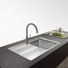 Franke Lina XL bateria kuchenna stojąca kamienny szary 115.0626.022