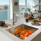 Franke Atlas Neo pull-out bateria kuchenna z wyciąganą wylewką stojąca stal szlachetna 115.0521.438