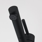 Franke Centro pull-out bateria kuchenna z wyciąganą wylewką stojąca czarny mat 115.0621.592