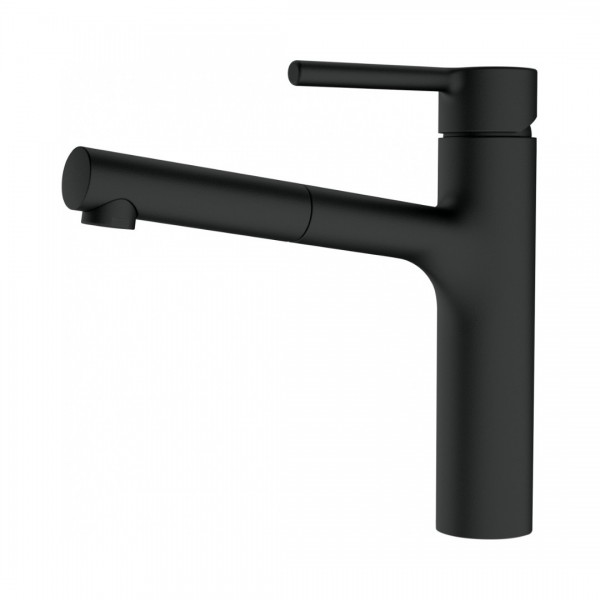 Franke Centro pull-out bateria kuchenna z wyciąganą wylewką stojąca czarny mat 115.0621.592